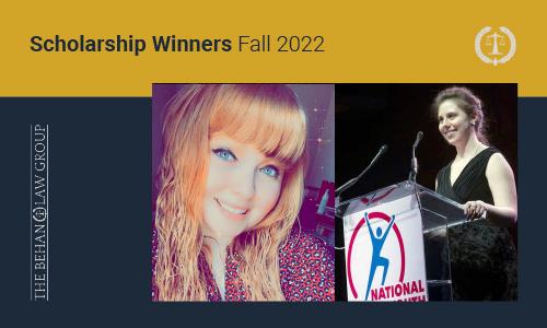 Fall 2022 Scholarship Winners